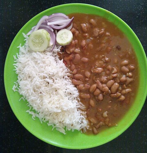 Rajma chawal bowl